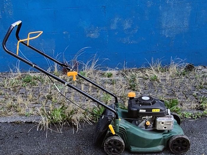 petrol lawnmower
