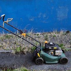 petrol lawnmower