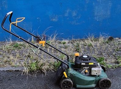 petrol lawnmower