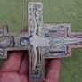 HANDMADE Wooden Francisian Crucifix, San Damiano, Wall Cross Image 3