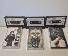 Michael Jackson Vintage Cassette Tapes Bundle  Thriller, Bad, Dangerous