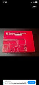 Raspberry pi 4b 2gb with heat sink