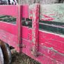 Vintage American Hand-Built Red Wooden Wagon Image 7