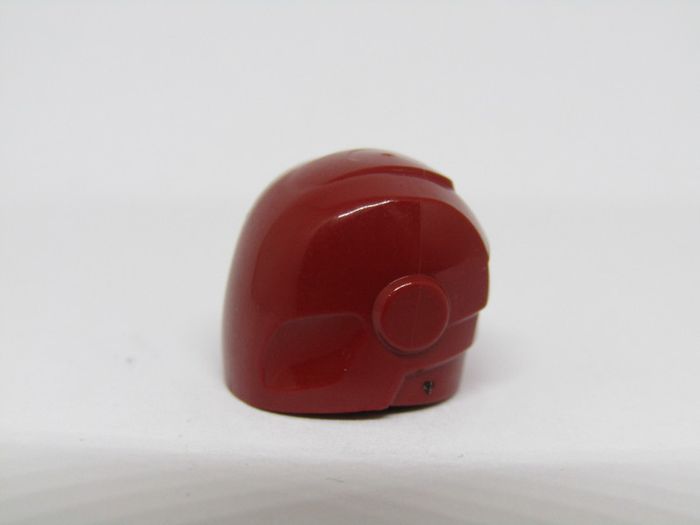 LEGO Iron Man Red Wine Colour Helmet Unprinted Prototype Rare And Hard To Fin