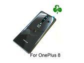 For OnePlus 8 Back Battery Cover Rear Camera Glass Panel Housing Black New