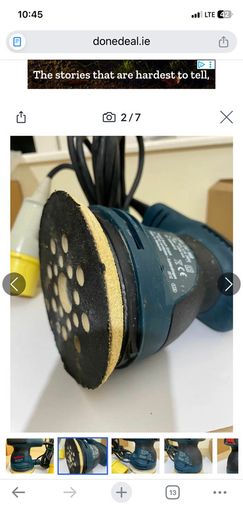 Bosch GEX 125-1 AE Professional random orbit sander.