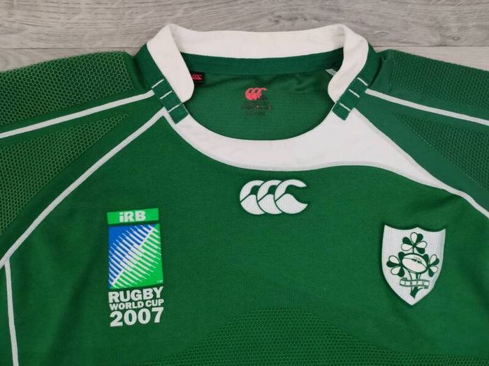 Vintage Ireland 2007 Rugby World Cup Player Issue jersey Shirt Mens 4XL Player Fit