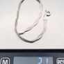 Italian Braided Herringbone Silver Bracelet Image 9