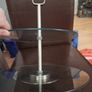 Cake Stand/Glass 2 Tier Stand Image 5