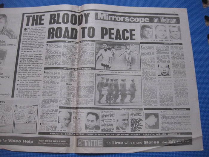 Replicas Of Daily Mirror Famous Front Pages