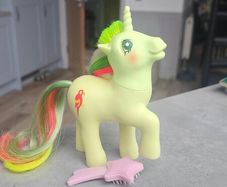 Mimic Rare HTF with Brush TE Twinkle Eye Ponies MLP G1 My Little Pony