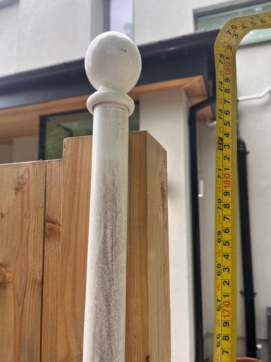 curtain pole 6ft 30mm