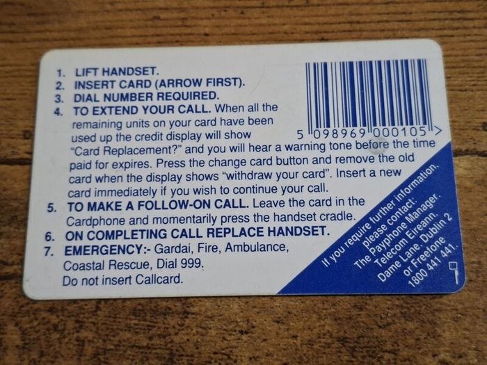 Ireland CallCard "Irish Horse Racing", used, 1991, 10 Units - free standard postage