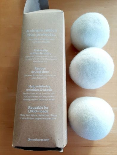 100% wool dryer balls BNIB