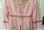 Embroidery pink Jacket UK 6-8