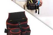 Multifunctional Tool Storage Bag Pouch Belt Electrician Toolkit Drill Waist Bag Wrench Screwdriver Hardware Tool Bags Organizer