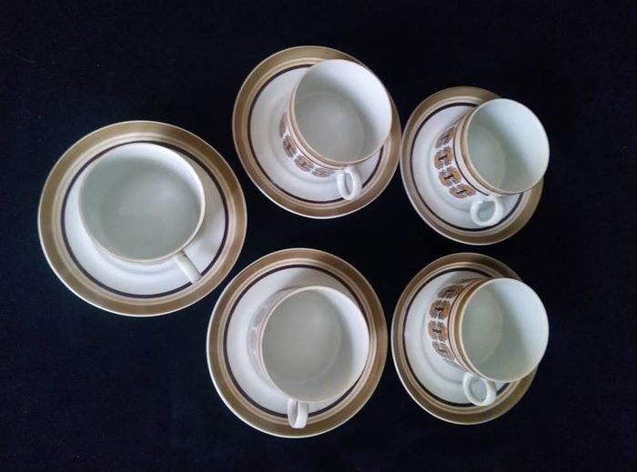 Vintage cups, retro cups, Polovi Germer