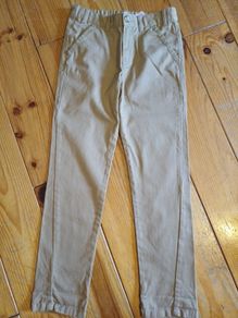 Age 8-9 Beige Skinny Trousers