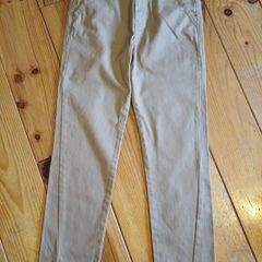 Age 8-9 Beige Skinny Trousers