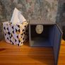 New, Mid Grey Vinal Tissue Box 13cm x 15cm x 13cm Image 2
