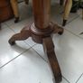Antique wooden Duellist music stand with side candle sconcesAntique oak wooden music stand with side candle sconces Image 2