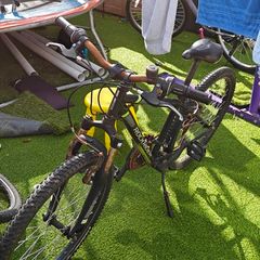 Junior mountain Bike rock rider