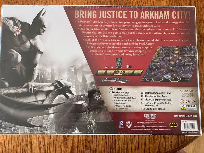 Batman Arkham City Escape Board Game