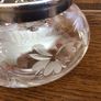 Royal Doulton Hand Cut Etched Glass Crystal Rose/Posy Bowl Image 4