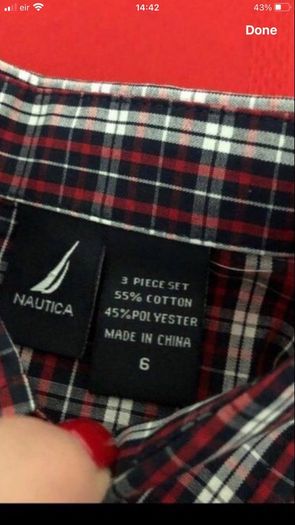 Boys Natuica shirt age 6