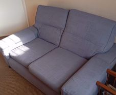 blue couch