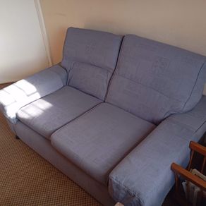 blue couch