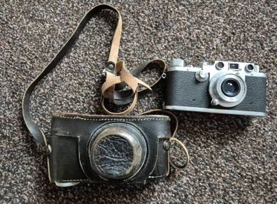 leica iiic and 50mm elmar lens
