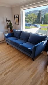 Blue Couch/ Sofa - like new