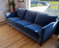 Blue Couch/ Sofa - like new