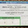Very Rare 1996 Ireland v Scotland - Five Nations Championship Programme + Match Ticket Image 3