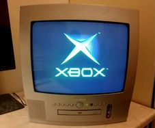 14" CRT TV with Built-In DVD Player & Remote