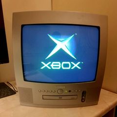 14" CRT TV with Built-In DVD Player & Remote