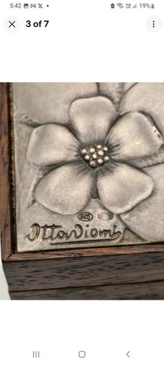 Rare and valuable Italian Mid Century Modern Jatoba and Silver Plated Cigarette Box look at all pictures
