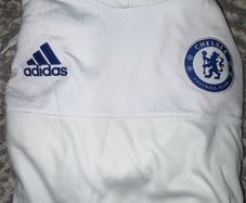 Adidas original Chelsea FC white hoodie 2015-2016