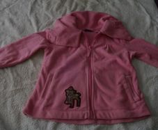 fleece cardigan