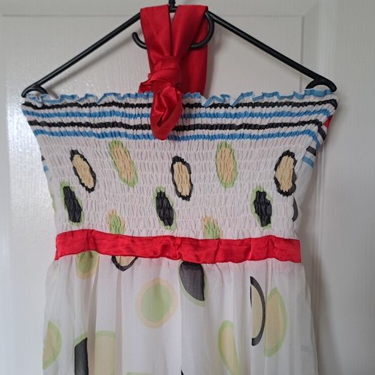 Designer Halterneck Dress Size M