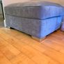 Grey corner couch incl. matching pouffe Image 5