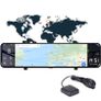 New Cam Wifi Dual Lens Video Recorder Dash Camera Dvr Rearview Mirror 4G GPS Navigation Image 4