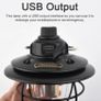 BRAND NEW USB Recharging Light Retro Campsite Lantern Outdoor Camping Hiking Tent Night Light Lamp Stepless Dimming Three Light Modes Image 4