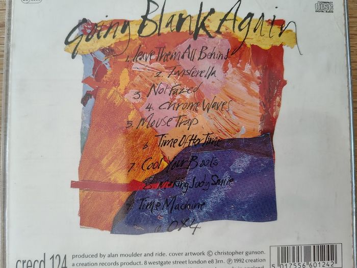 Ride - Going Blank Again CD (1992) Shoegaze Indie VG+