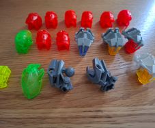 Lego Bionicle Head Connector Pieces