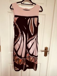 dress Frank Lyman size 12 stunning blush pink