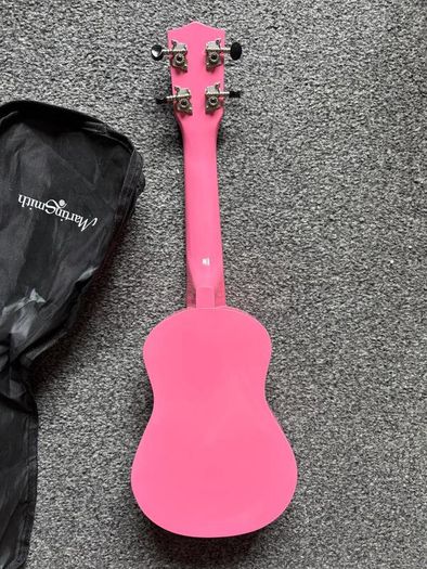 Martin Smith Pink Ukulele and Carry Bag Excellent Condition