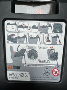 BeSafe iZi Go X1 ISOfix base infant seat base