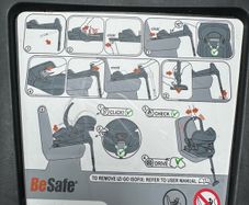 BeSafe iZi Go X1 ISOfix base infant seat base